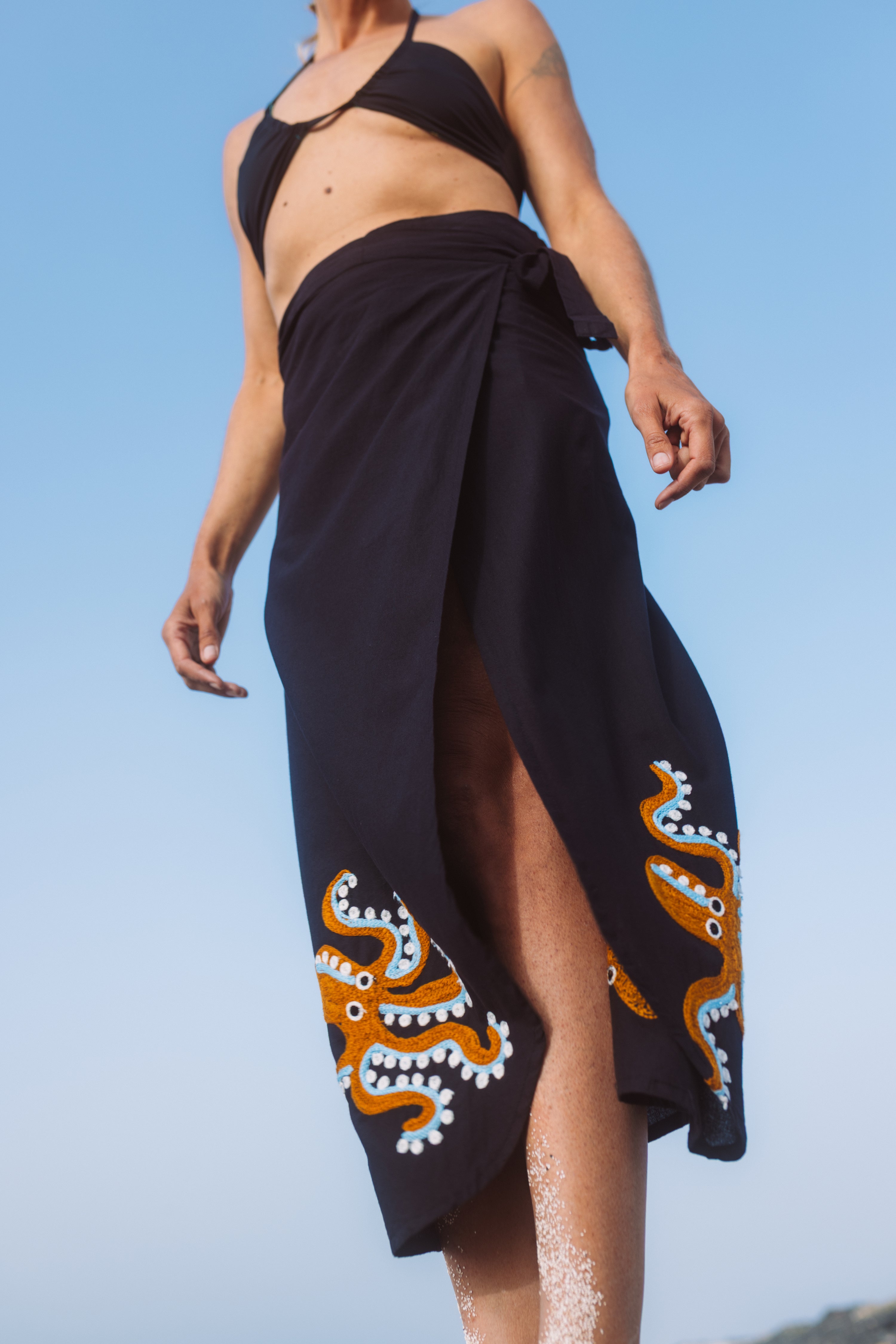 GONNA PAREO POLPO NERO