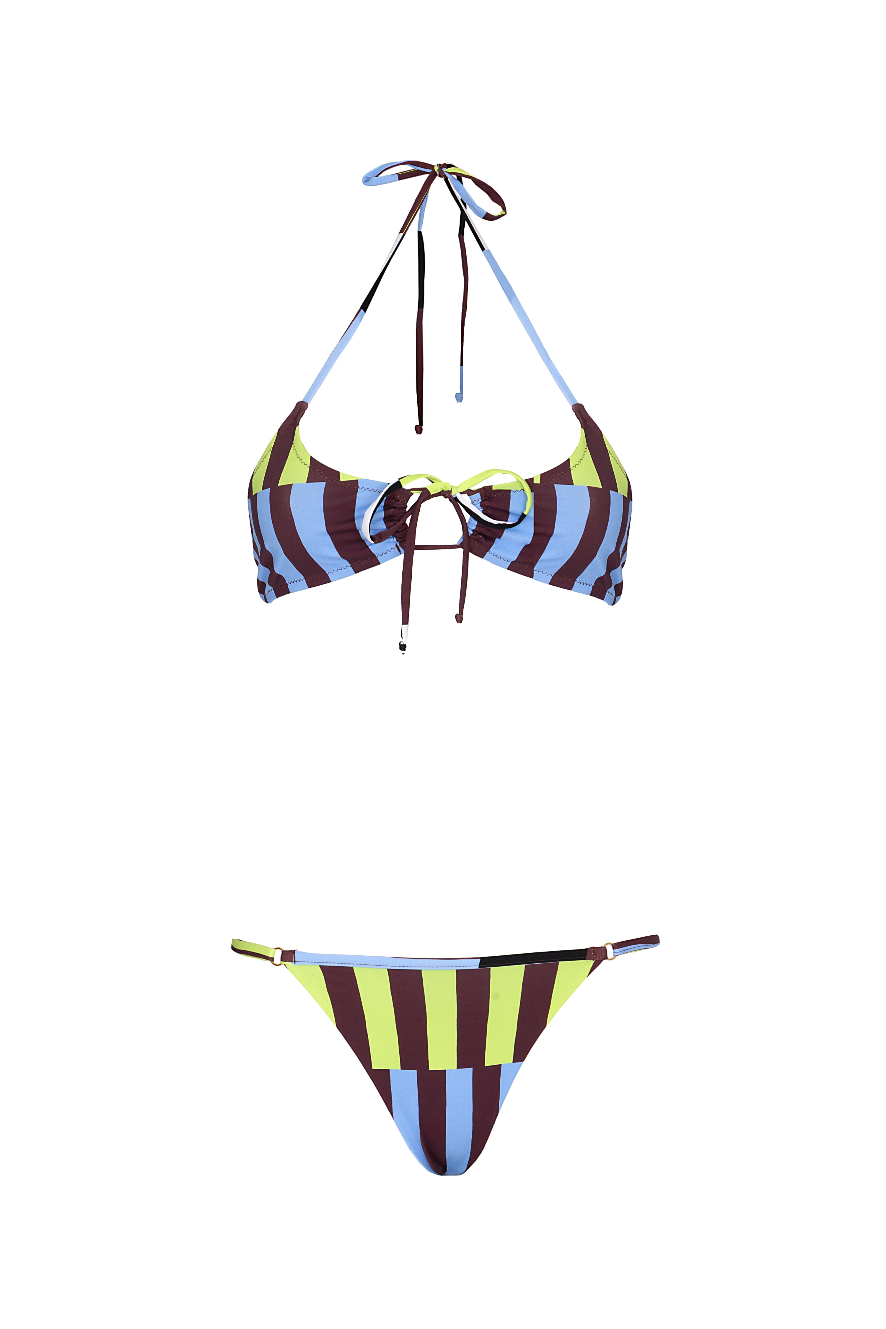 ISABELLA RIGHE LIME AZZURRO MODICA