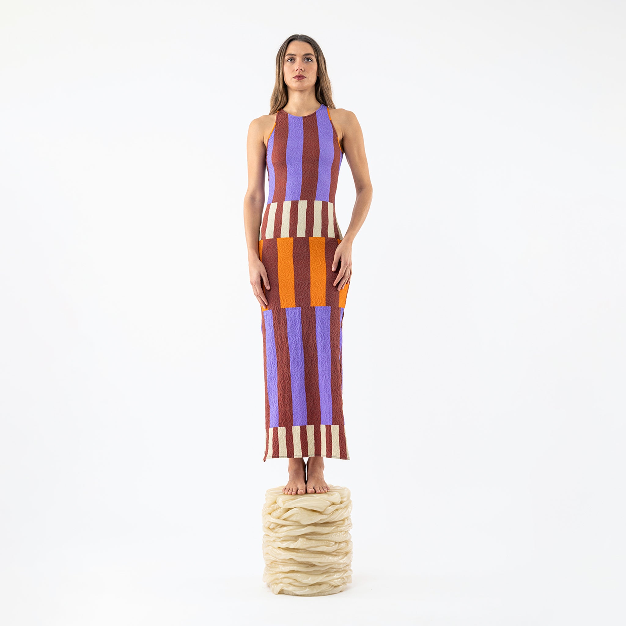 JENNY RIGHE VIOLA/ARANCIO/BRUCIATO